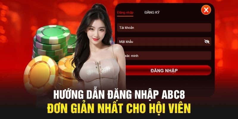 Hoàn tất thao tác đăng nhập ABC8